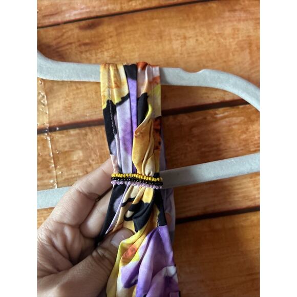 Anthropologie Ellen asymmetrical dress Geisha Design floral Size S - Picture 6 of 11